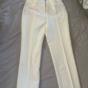 Ann Taylor Cream Cropped Trousers
